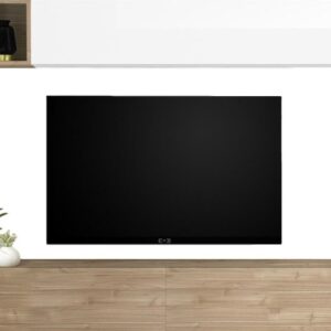 TV-wandmeubel set Dorado in hoogglans wit met eiken