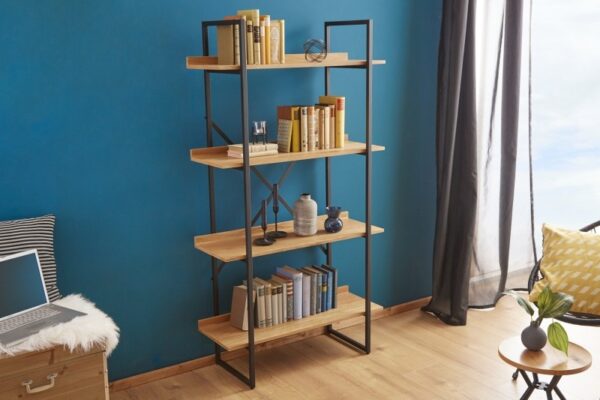 Boekenkast Fabriek 166cm Eiken/ 39705