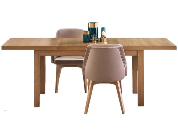 Uitschuifbare eettafel Tiago 2 van 140 tot 220 cm breed eiken