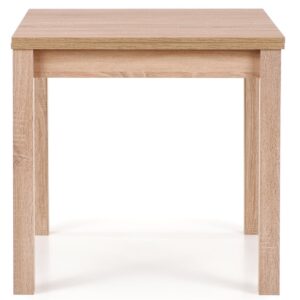 Vierkante eettafel Gracjan uitschuifbaar 80x80 cm sonoma eiken