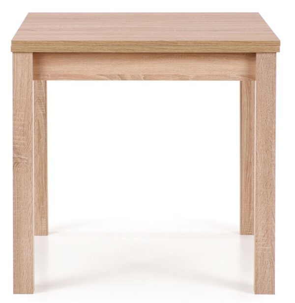 Vierkante eettafel Gracjan uitschuifbaar 80x80 cm sonoma eiken