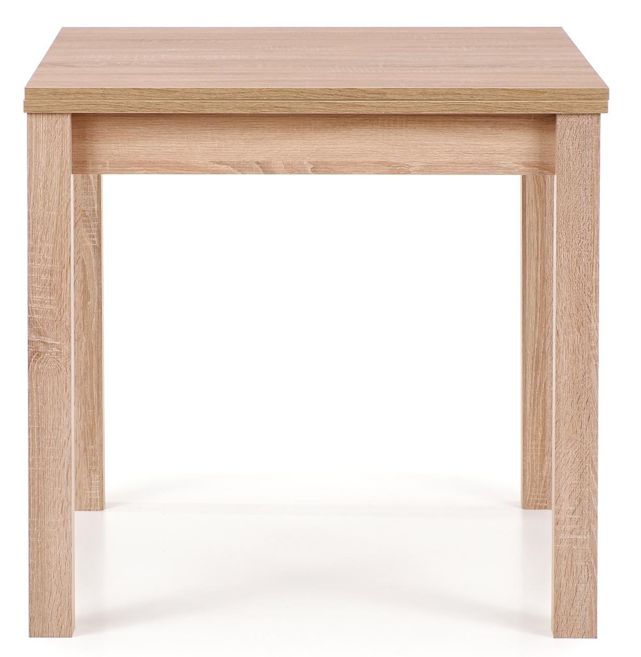 Vierkante eettafel Gracjan uitschuifbaar 80x80 cm sonoma eiken