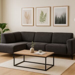 Hoekbank Aviano Antraciet 2,5 zits- Bloq67 - Bloq67L