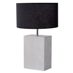 Tafellamp NOBLE 35 cm voet marmerwit zonder lampenkap - 40903