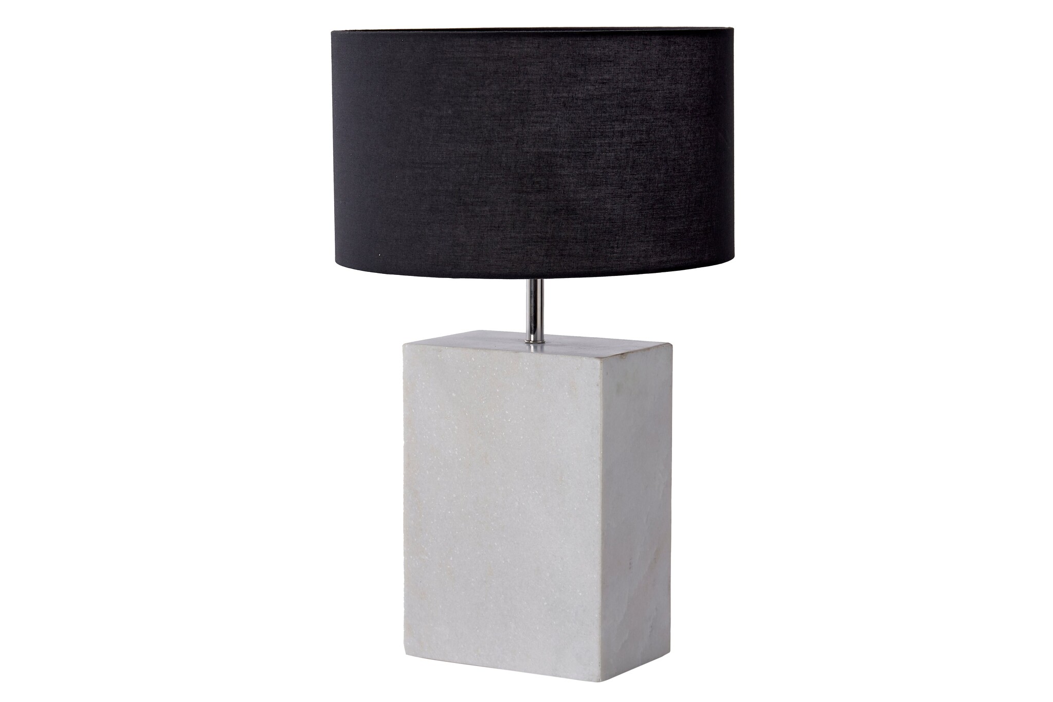 Tafellamp NOBLE 35 cm voet marmerwit zonder lampenkap - 40903