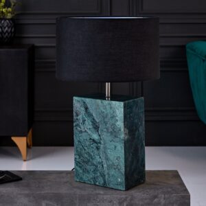 Tafellamp NOBLE 35 cm voet marmergroen zonder lampenkap - 40902