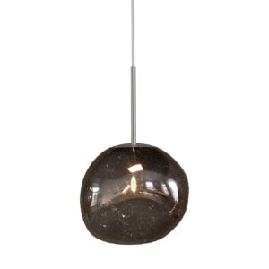 Hanglamp LIQUID DIAMOND 20 cm, glas met rooklook - 46016