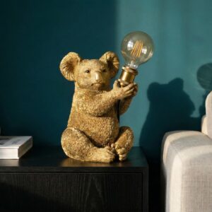 Tafellamp KOALA 30cm gouden sculptuur - 48003
