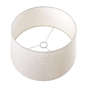 Lampenkap 45x25x50cm kegelvormig linnen naturel voor staande lamp - 41093