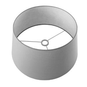 Lampenkap 45x25x50cm kegelvormig linnen grijs voor staande lamp - 41092