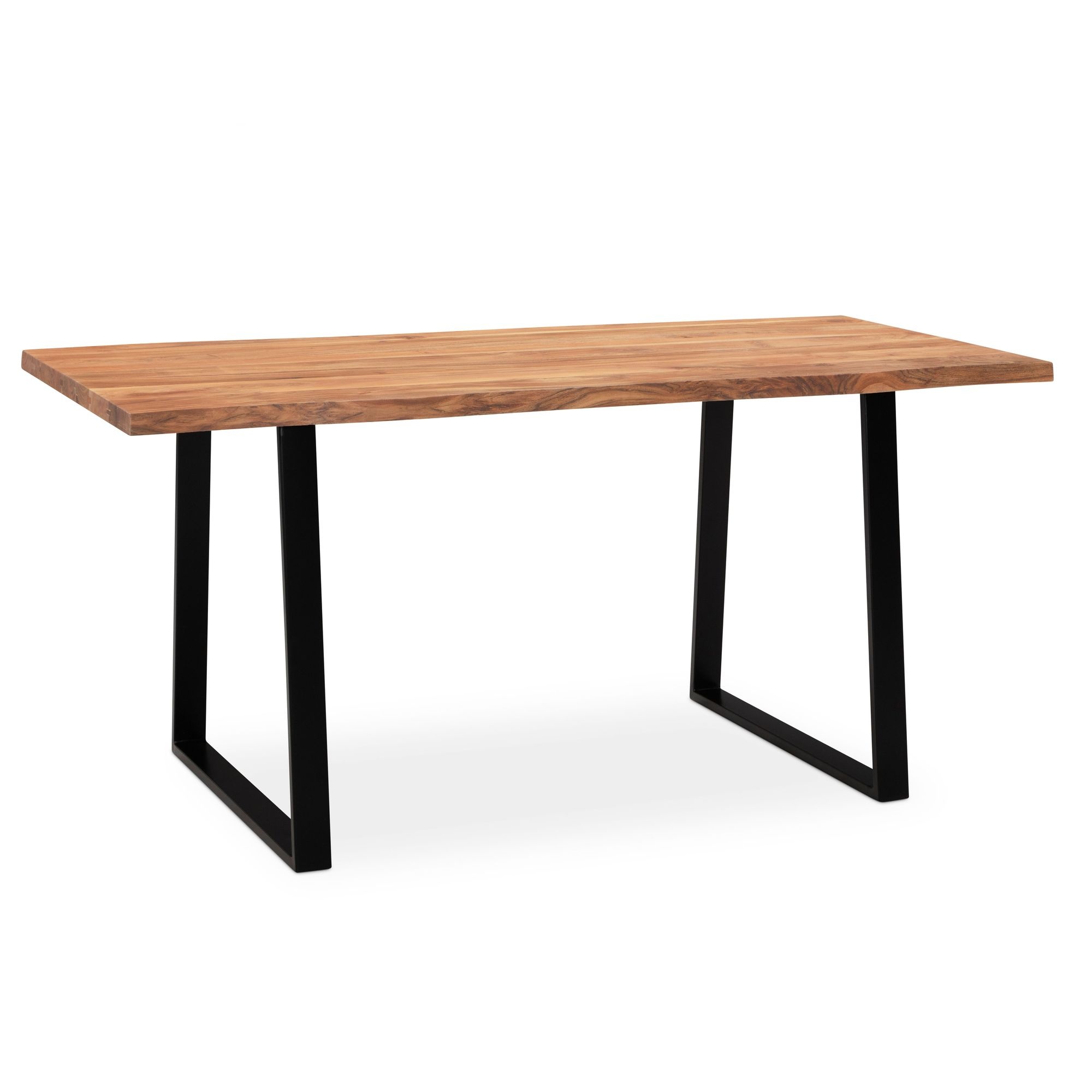 Bureau acaciahout zwart 180x90 cm - WL7.264