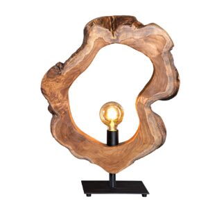 Tafellamp ORGANIC ARTWORK 55cm teakhout naturel - 44683