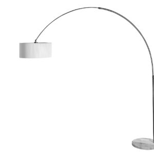 Vloerlamp EXTENSO 230 cm wit met marmeren voet - 20140