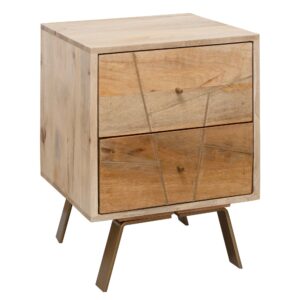 Nachtkastje SIKAR mangohout 40x56 cm - WL5.606