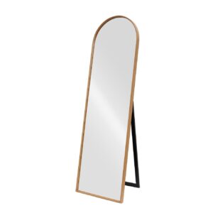 Standing mirror PORTRAIT 165cm walnut wood veneered - 48252