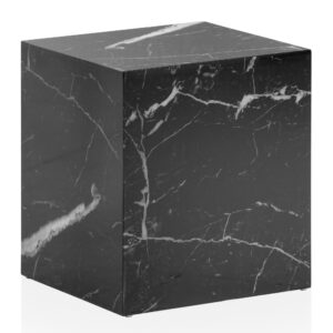 Salontafel MONOBLOC zwart 40x40x45 cm - WL6.854