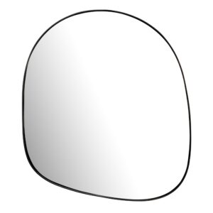 Spiegel zwart asymmetrisch 60 cm hoog - WL7.124