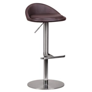 Barkruk bruin draaibaar verstelbaar 90 cm - WL1.602
