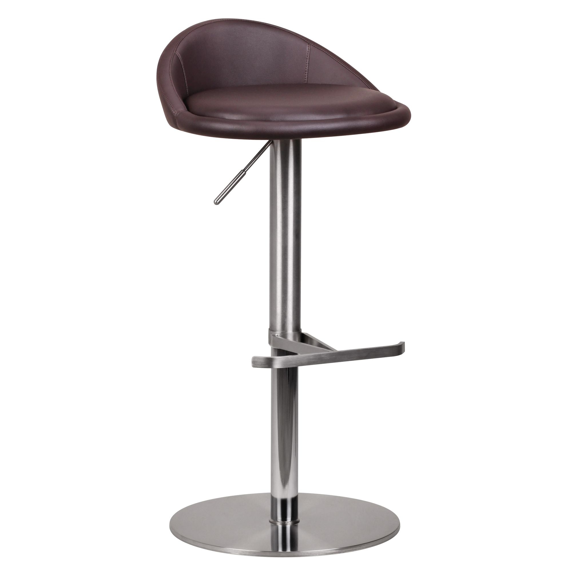 Barkruk bruin draaibaar verstelbaar 90 cm - WL1.602
