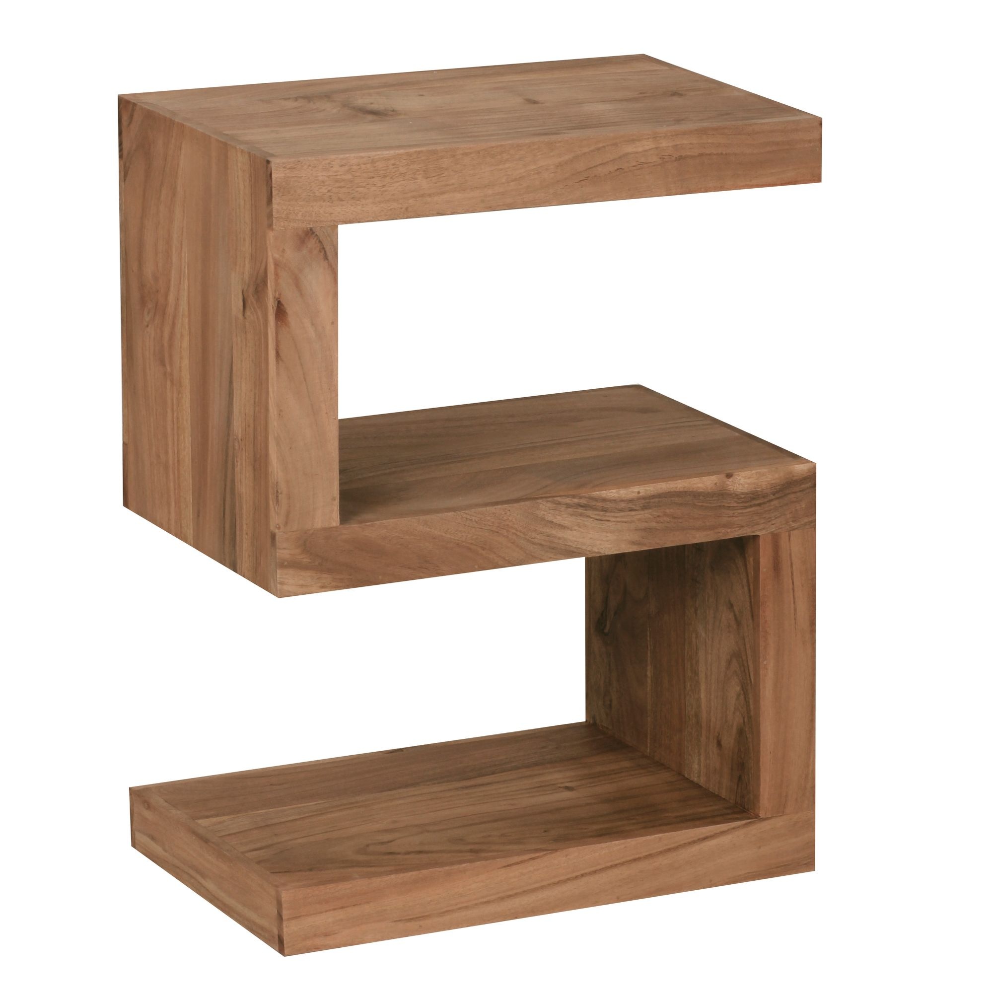 Bijzettafel MUMBAI acacia bruin 60 cm - WL1.431