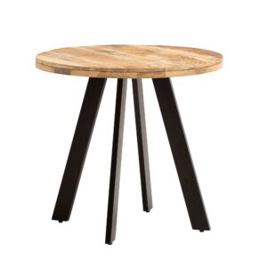 Eettafel mangohout 80x80 cm - WL7.055