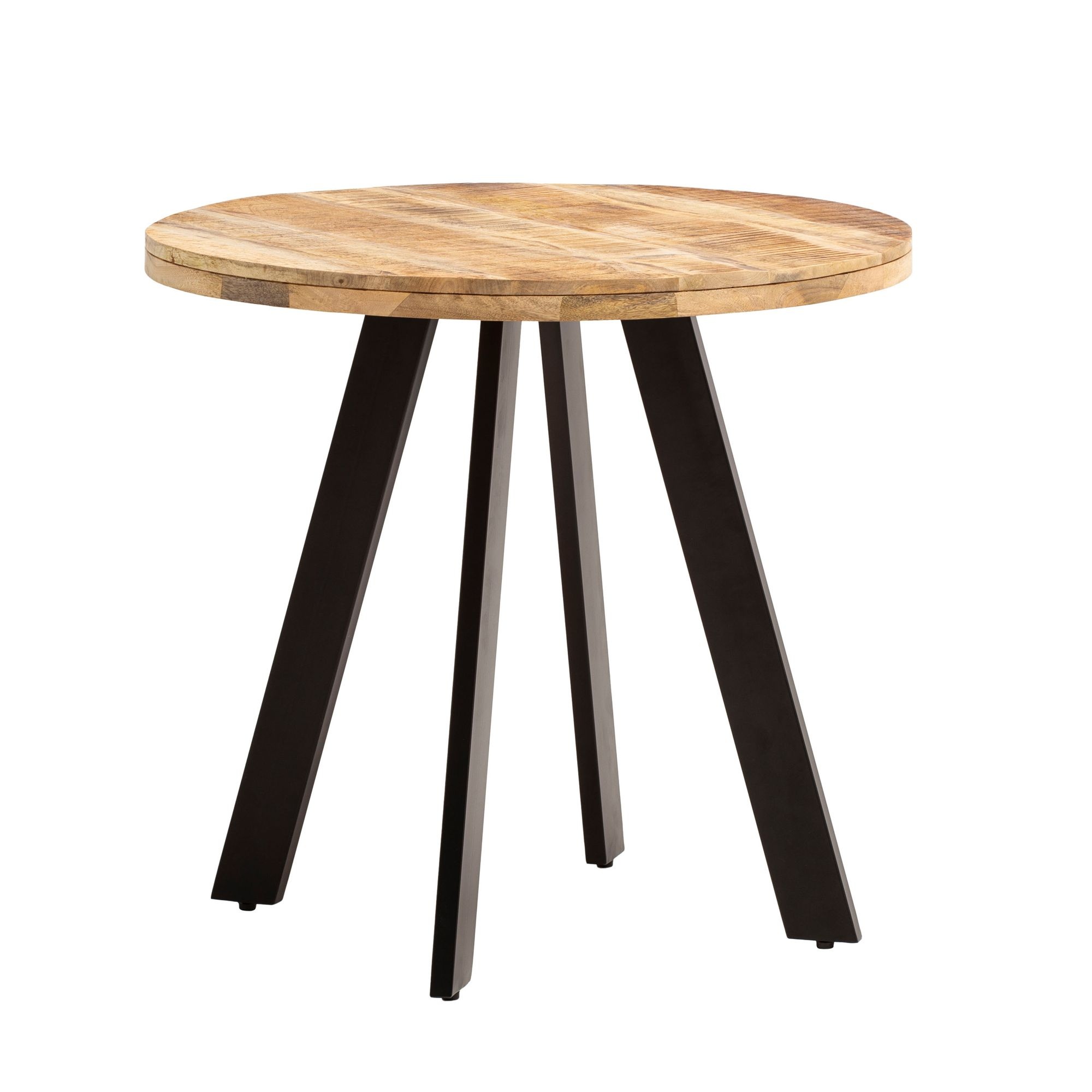 Eettafel mangohout 80x80 cm - WL7.055