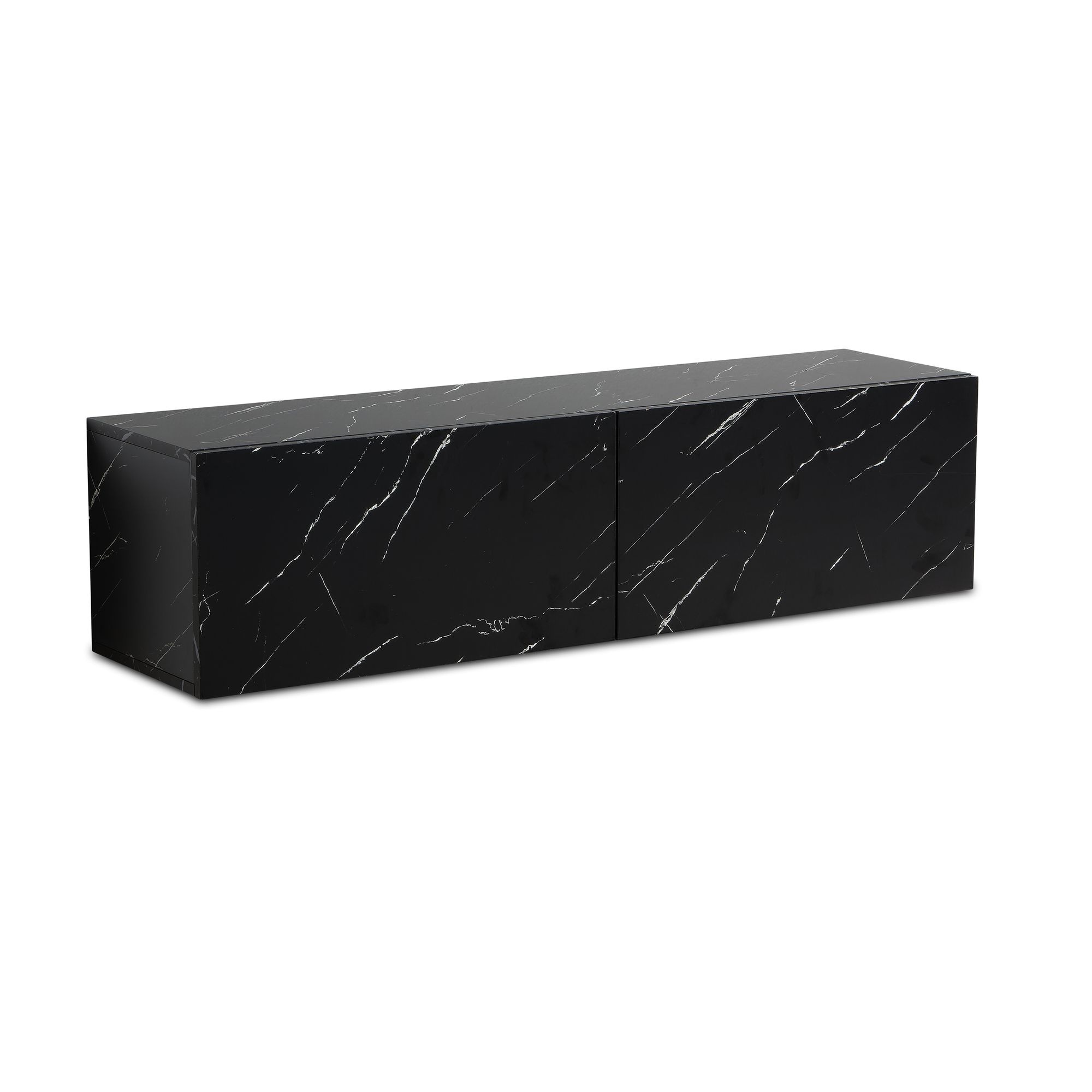 Tv-meubel zwart 120 cm breed hangend - WL6.863