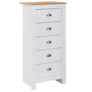 Ladekast wit 39 cm breed 114 cm hoog - WL6.379