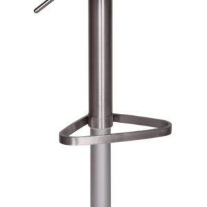 Barkruk wit roestvrij staal 82 cm - WL1.294