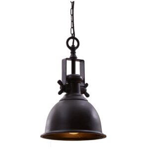 Hanglamp INDUSTRIEEL metaal zwart-brons industriële stijl - 40919