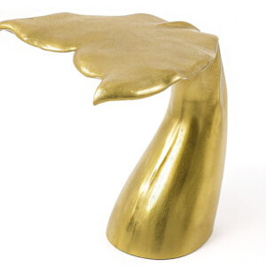 Bijzettafel WILDLIFE WALFLOSSE 60cm goud - 48067