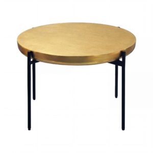 Salontafel aluminium goud 63 cm - WL7.654