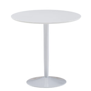 Eettafel rond wit 75 cm diameter - WL6.504