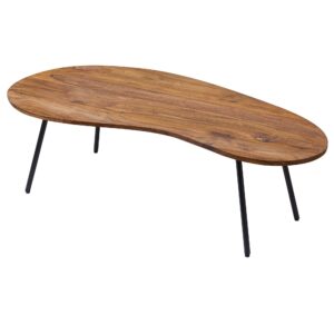 Salontafel KASI sheeshamhout zwart 122x63 cm - WL5.617