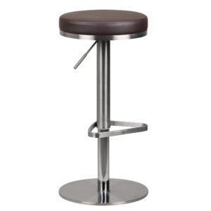 Barkruk bruin draaibaar verstelbaar 82 cm - WL1.612
