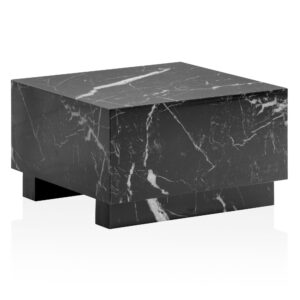 Salontafel MONOBLOC zwart 60x60x35 cm - WL6.851