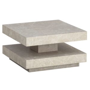 Salontafel beige 60x60 cm - WL6.921