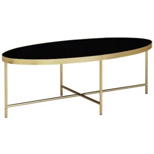 Salontafel glas zwart 110 cm - WL5.993