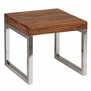 Bijzettafel GUNA sheeshamhout bruin 45 cm - WL1.310
