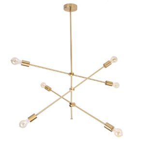 Hanglamp VARIATIE verstelbaar metaal goud - 40772