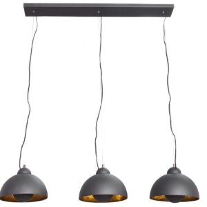 Hanglamp STUDIO 3s zwart goud - 36228