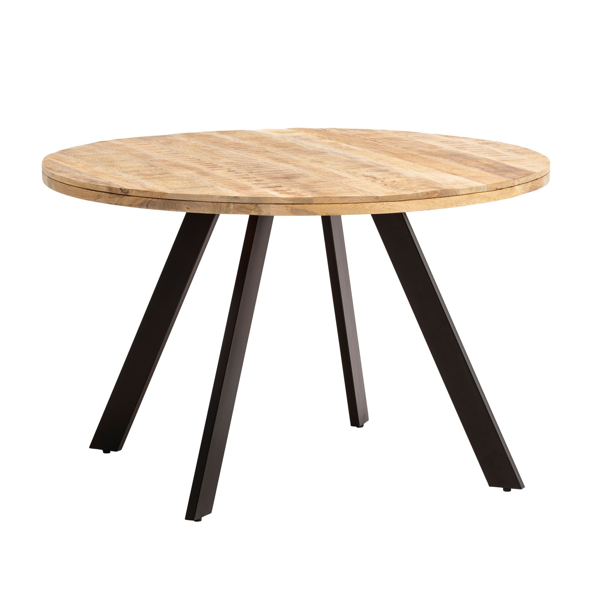Eettafel mangohout 120x120 cm - WL7.054