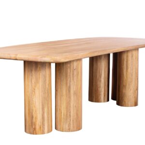 Eettafel ART DECO 240 cm mangohout naturel - 47604