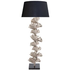 Staande lamp GINKGO 95 cm zilver zonder kap - 41695