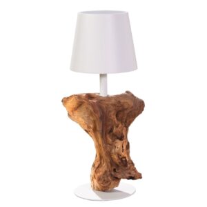 LED-tafellamp op batterijen HYPNOTIC TO GO 30 cm wit naturel oplaadbaar met touchdimmer snoerloos - 44099