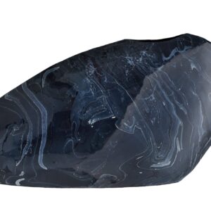 Vaas STONE 38 cm marmerlook zwart - 43187