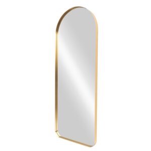 Wandspiegel ARCA 160 cm, aluminium, goudkleurig - 48236