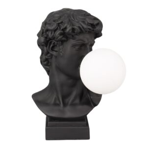 Tafellamp DAVID 30 cm buste met lampkap zwart - 48057