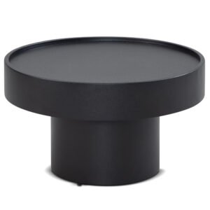 Salontafel zwart metaal 60 cm breed - WL6.759