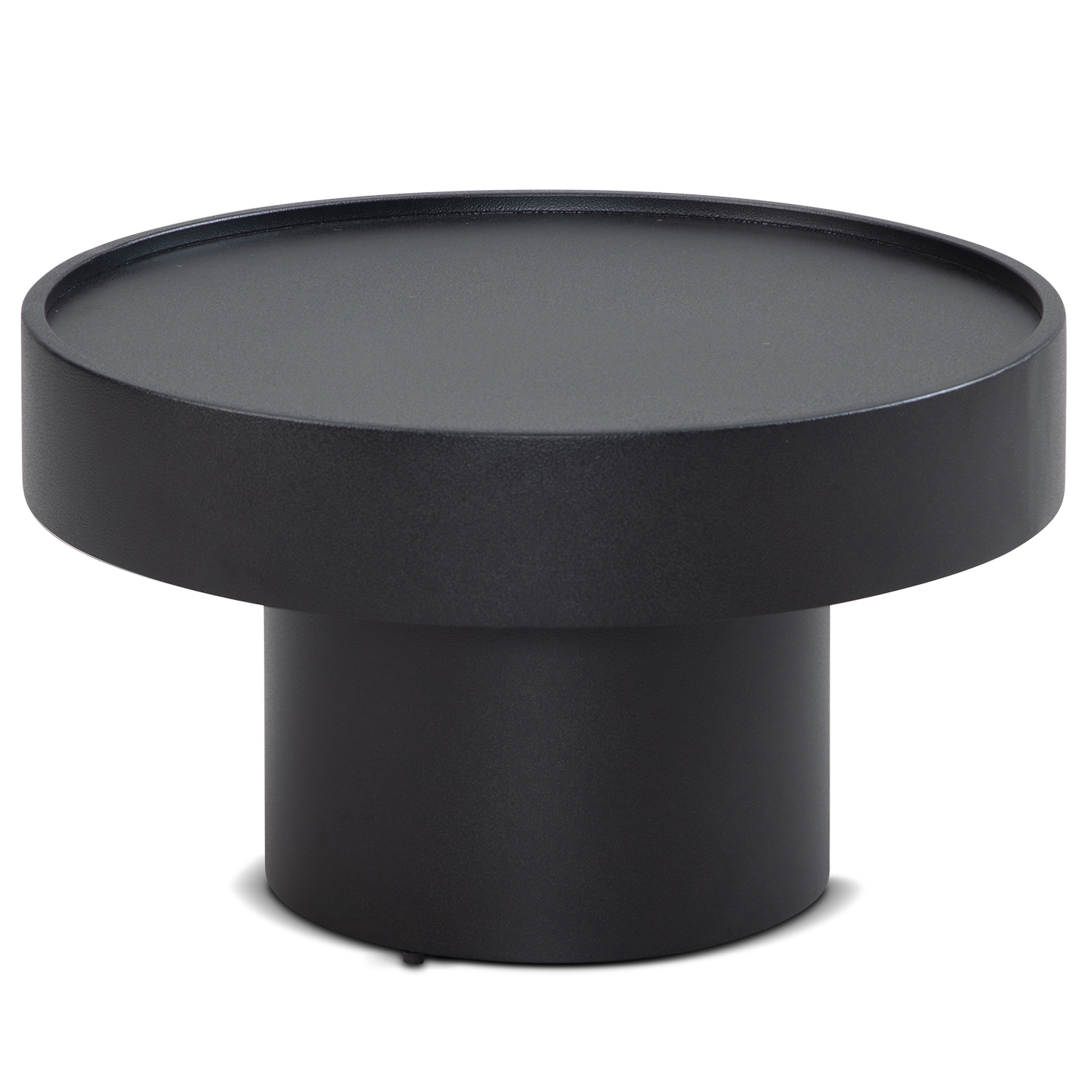 Salontafel zwart metaal 60 cm breed - WL6.759